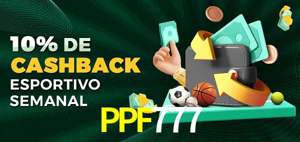 10% de bônus de cashback na PPF777