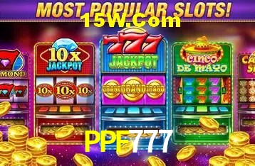 Tela de boas-vindas e lobby de jogos do aplicativo PPF777